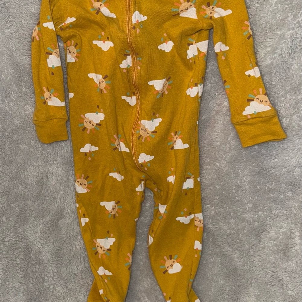 Dip Cheerful Sun and Cloud Kids Footie